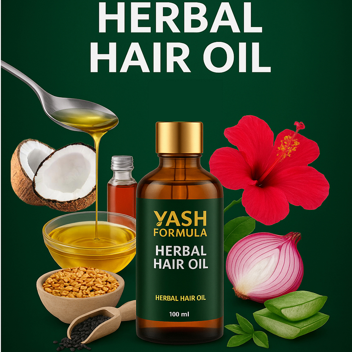 YASH FORMULA HERBAL HAIR OIL - Image 2